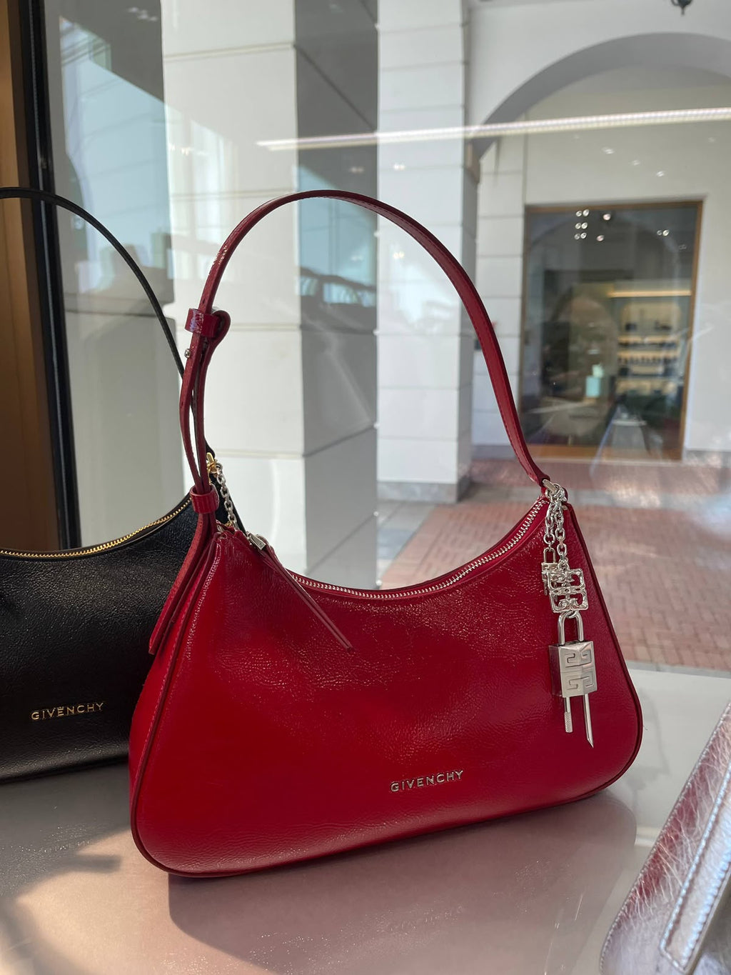 Moon Cut Out Small Shoulder Bag