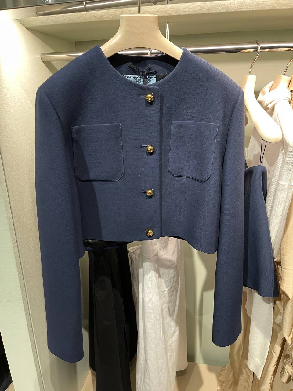 Cropped Cady Jacket