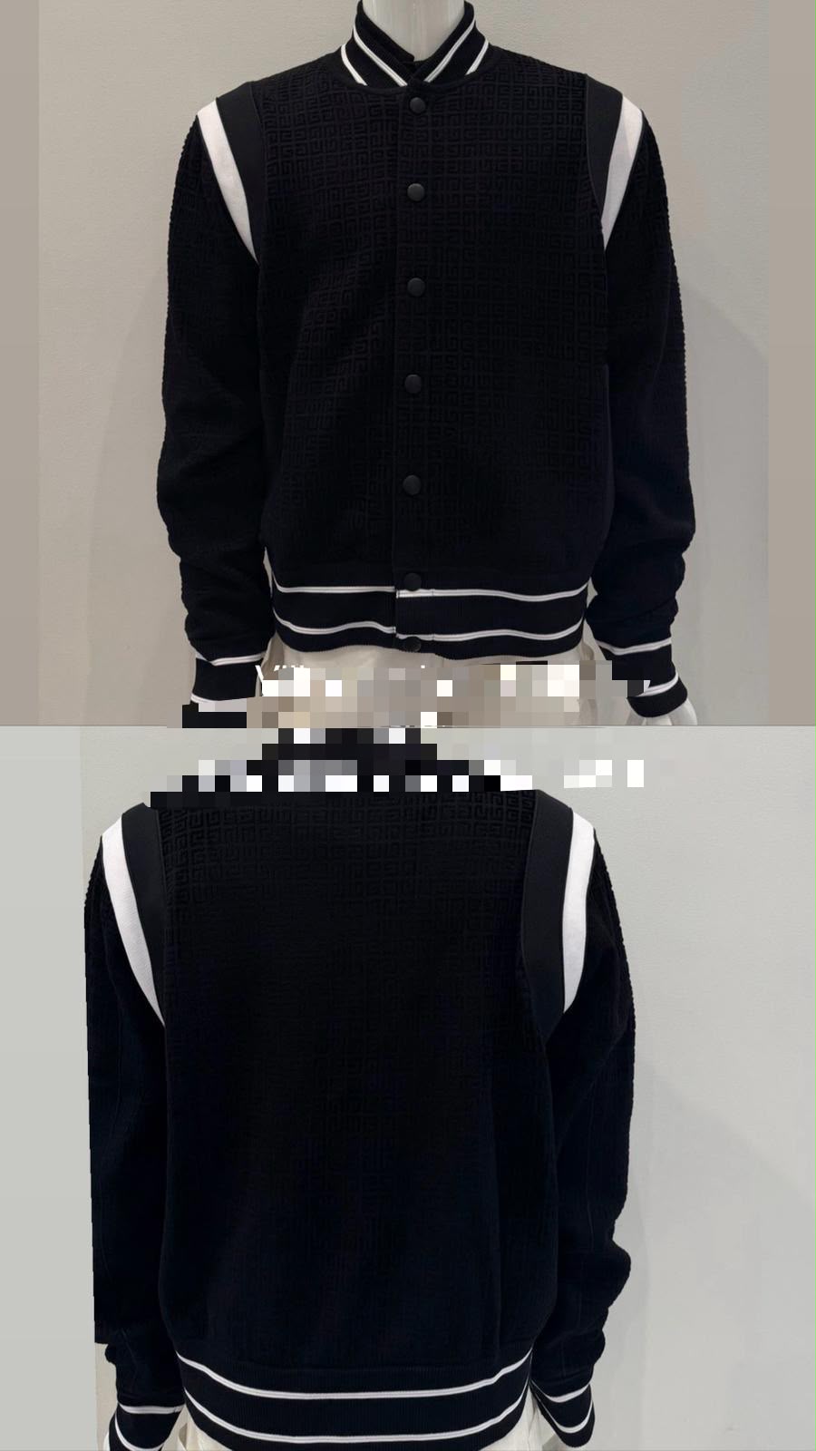 4G Jacquard Varsity Cardigan
