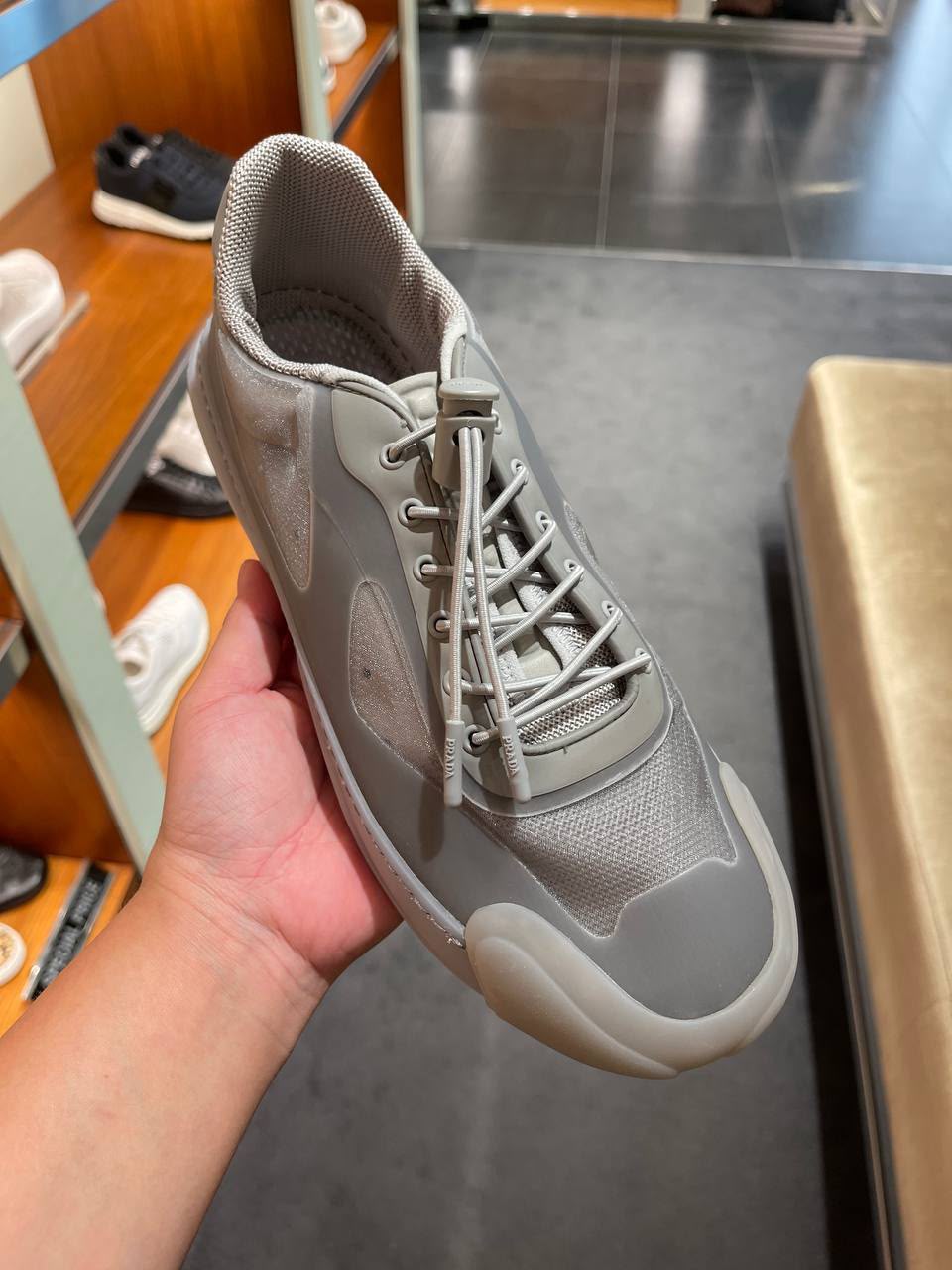 Downtown Technical Fabric Sneakers