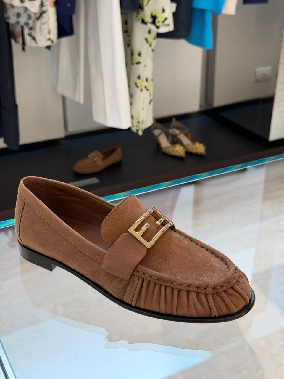 Fendi O'Lock Loafers