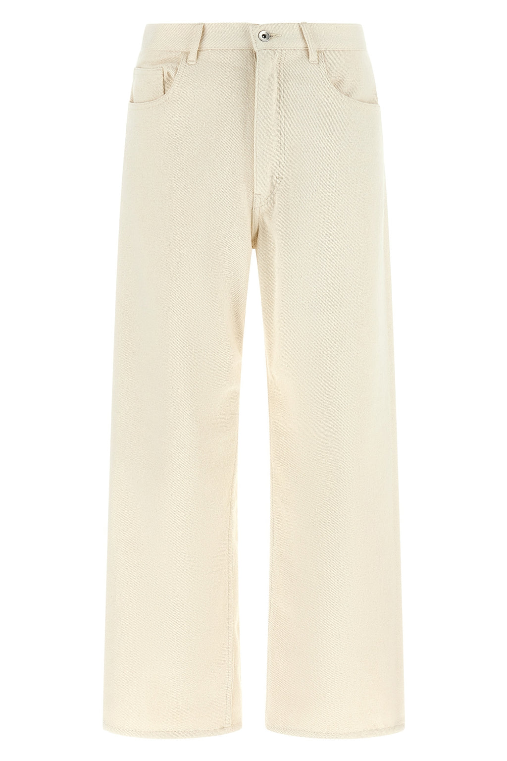 Noil silk pants