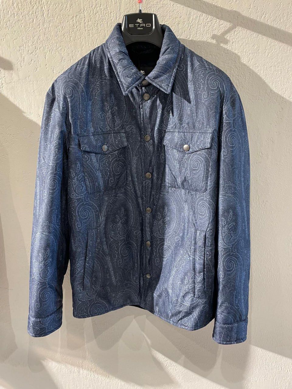 Paisley Print Shirt Jacket