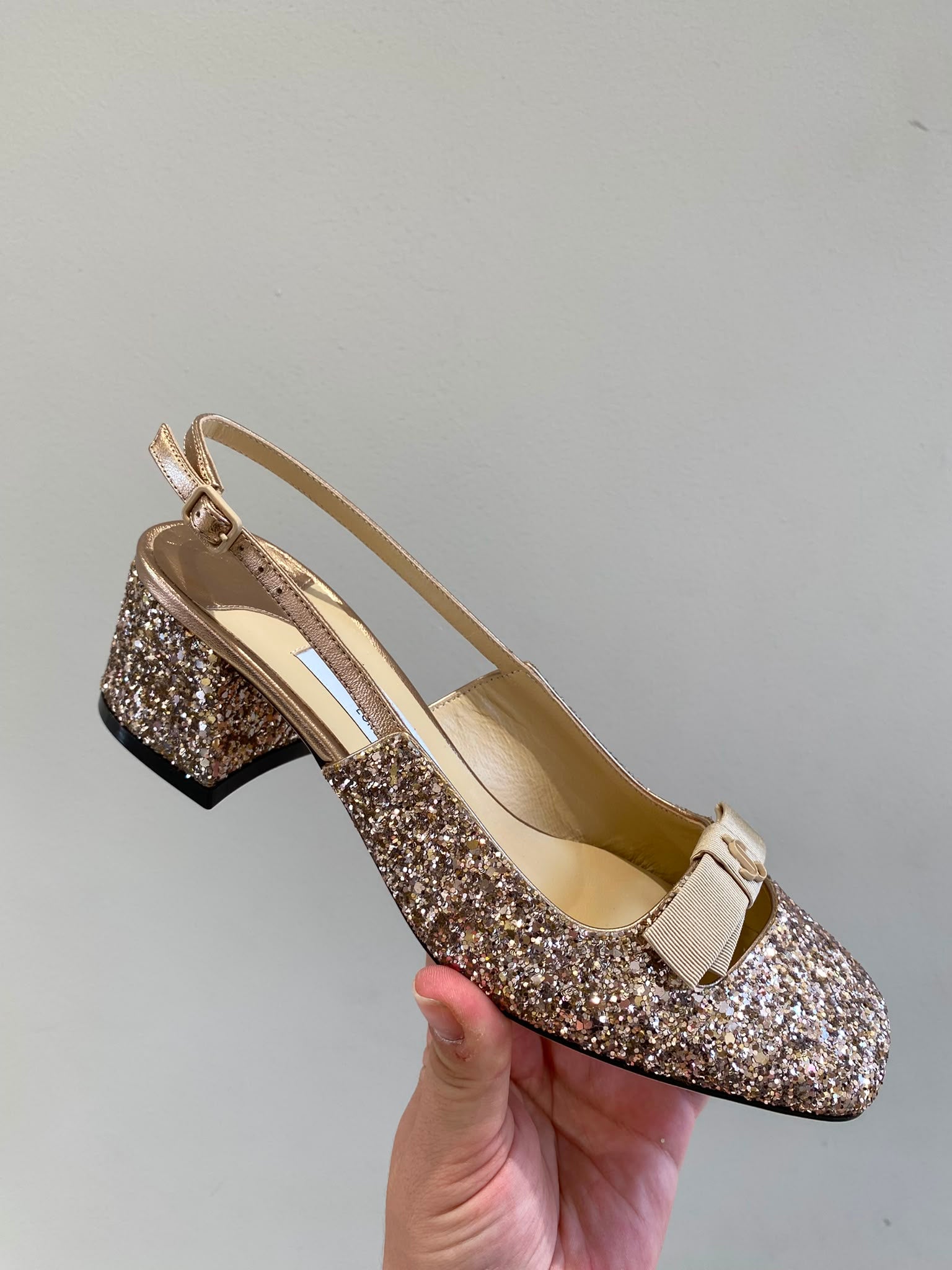 Liquid Metal Pointed Toe Pump