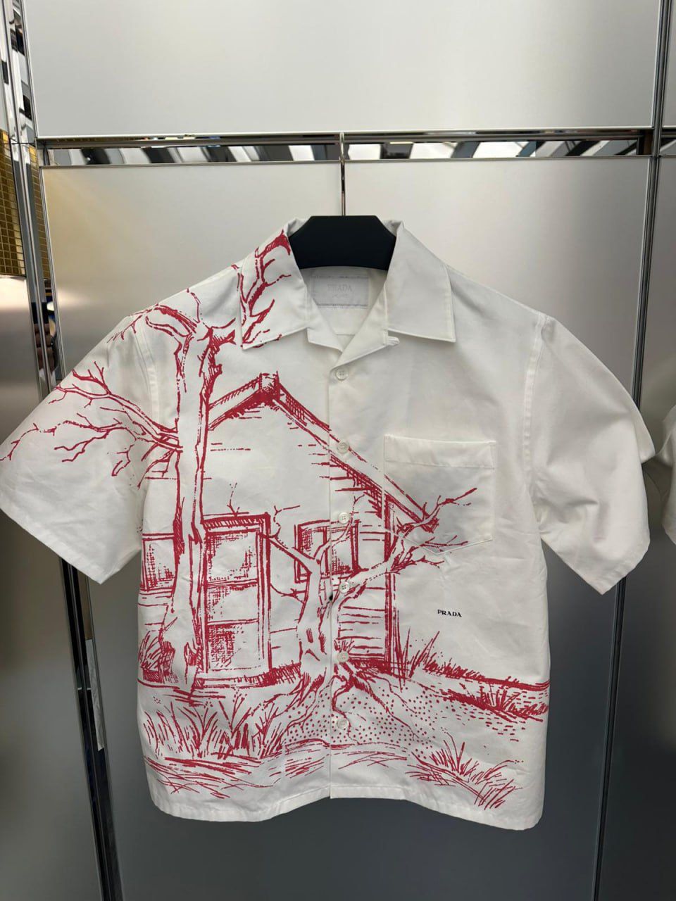 Poplin Shirt with Print
