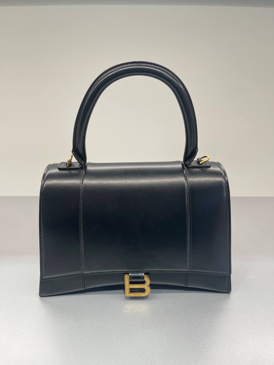 Hourglass Top Handle Bag
