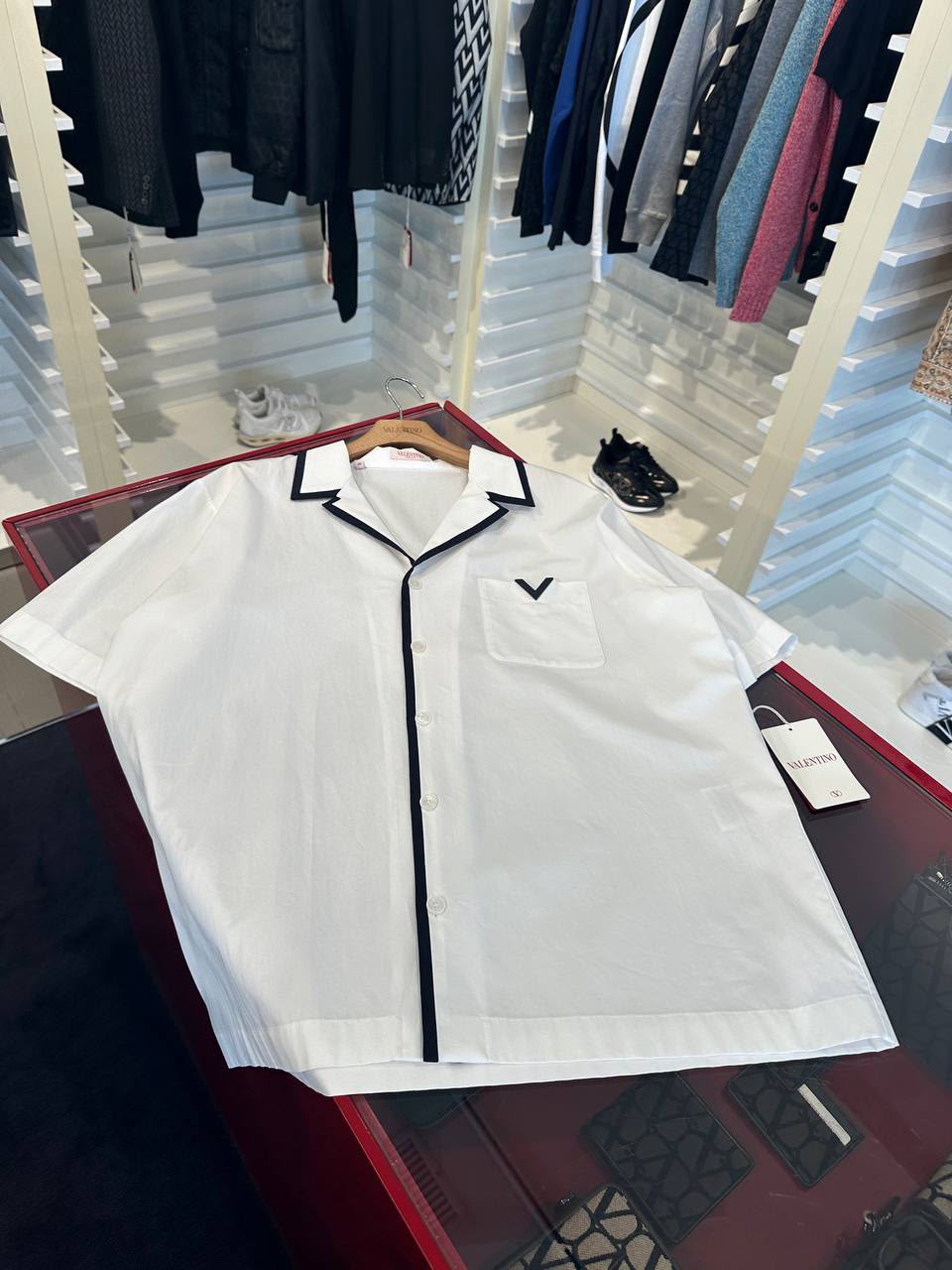 VLogo Signature Poplin Shirt