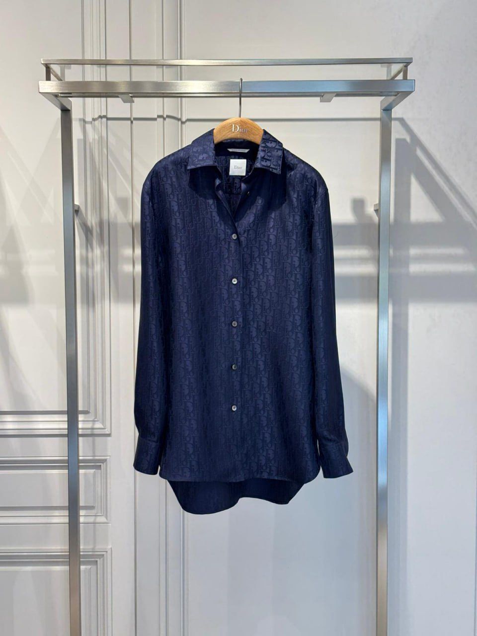 Oblique Silk Twill Shirt