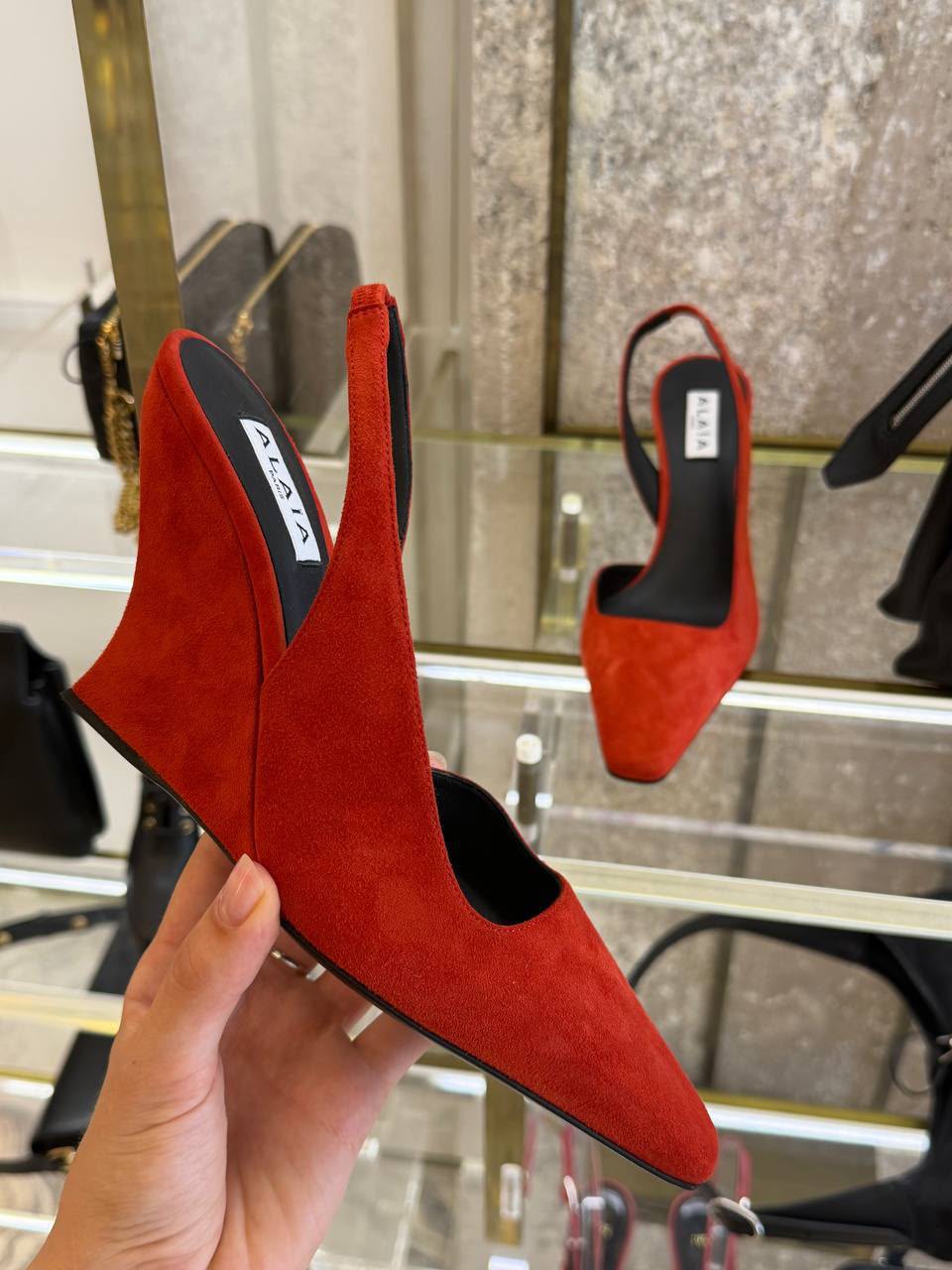 Coeur Wedge Slingback Pumps