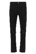'MX1' jeans with distressed details