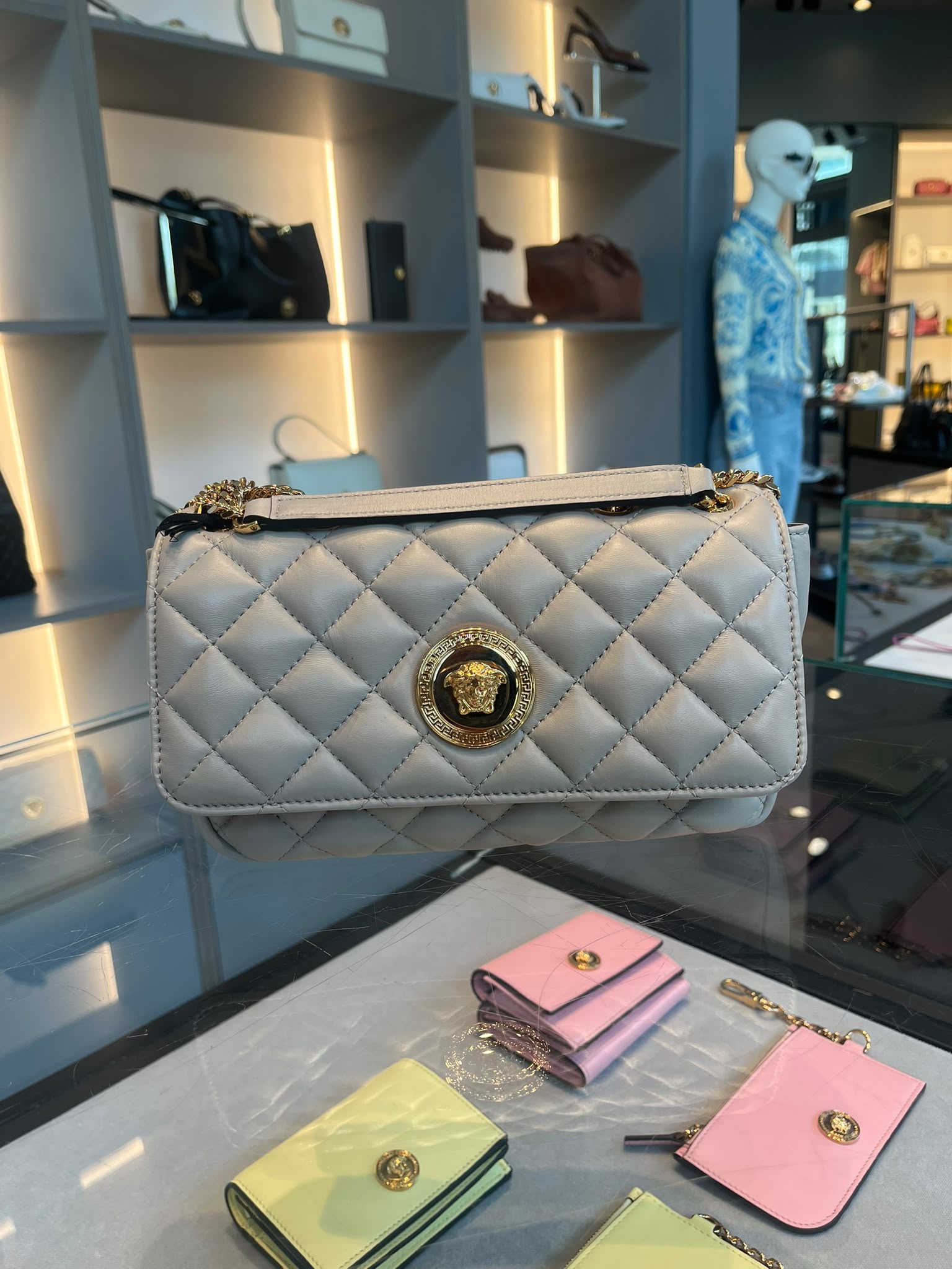 Quilted Leather Shoulder Bag