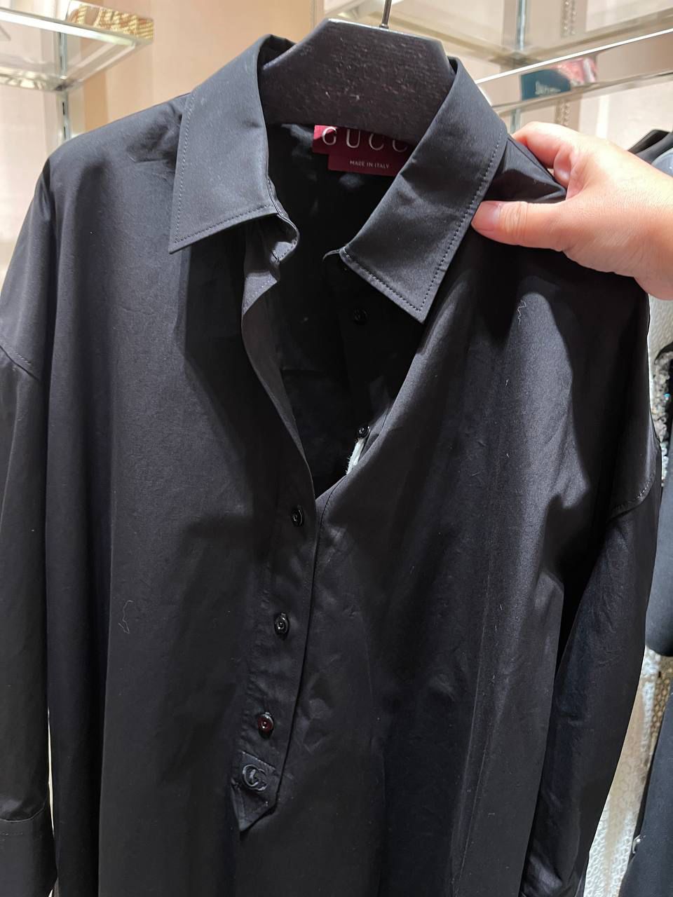Oversized Cotton Poplin Shirt