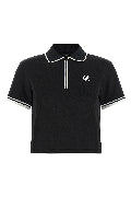 Zipped polo shirt