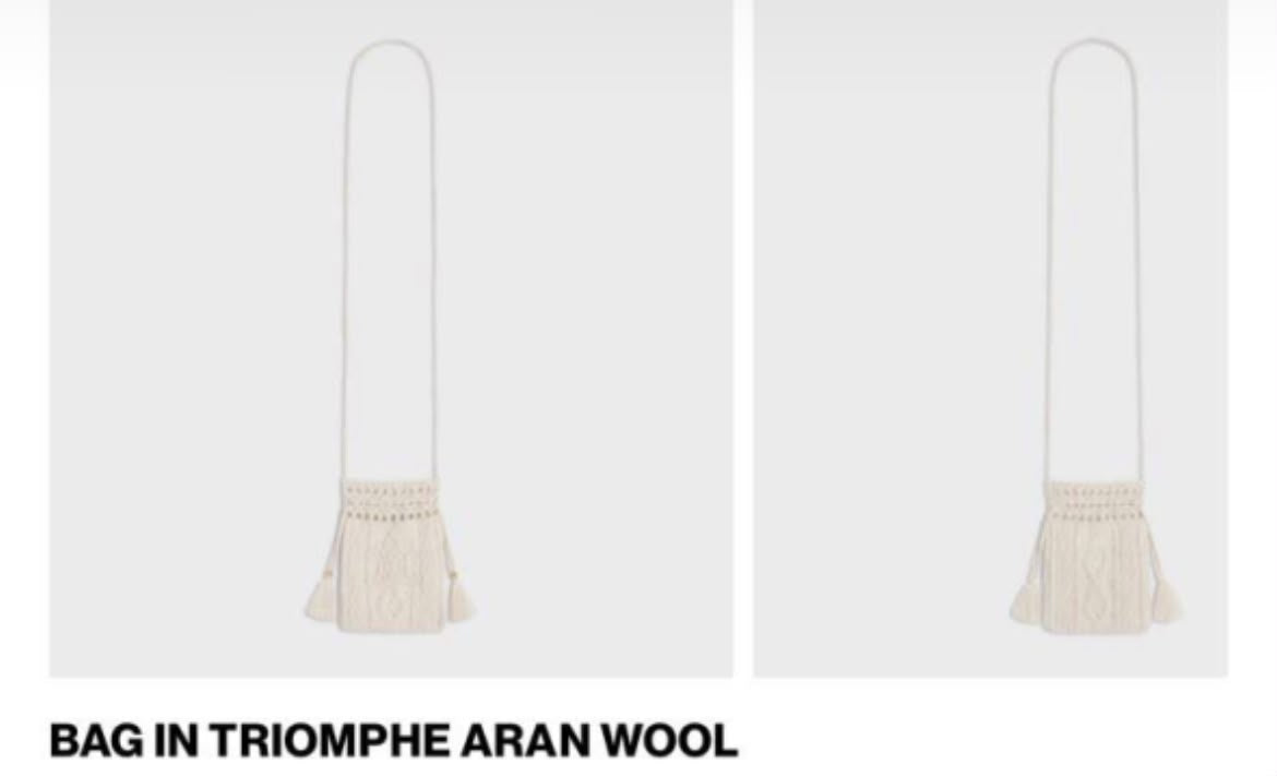 Bag in Triomphe Aran Wool