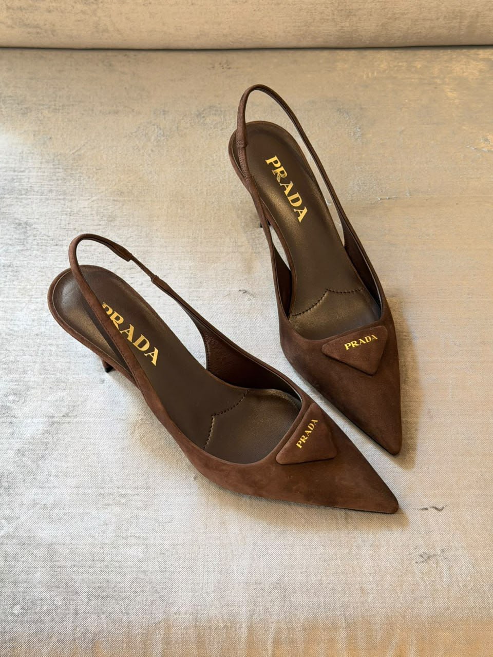 Patent Leather Slingback Pumps