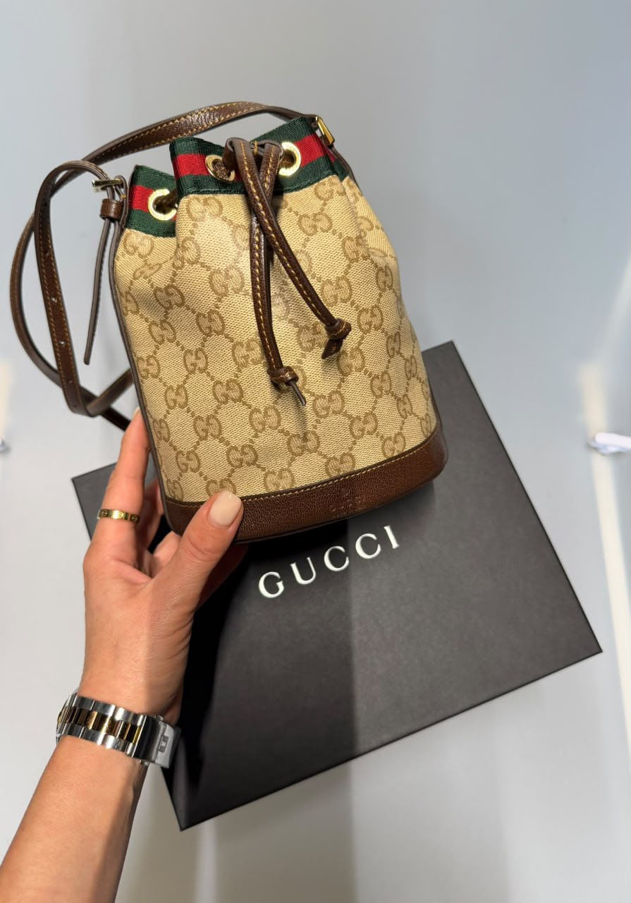 Ophidia GG Small Bucket Bag