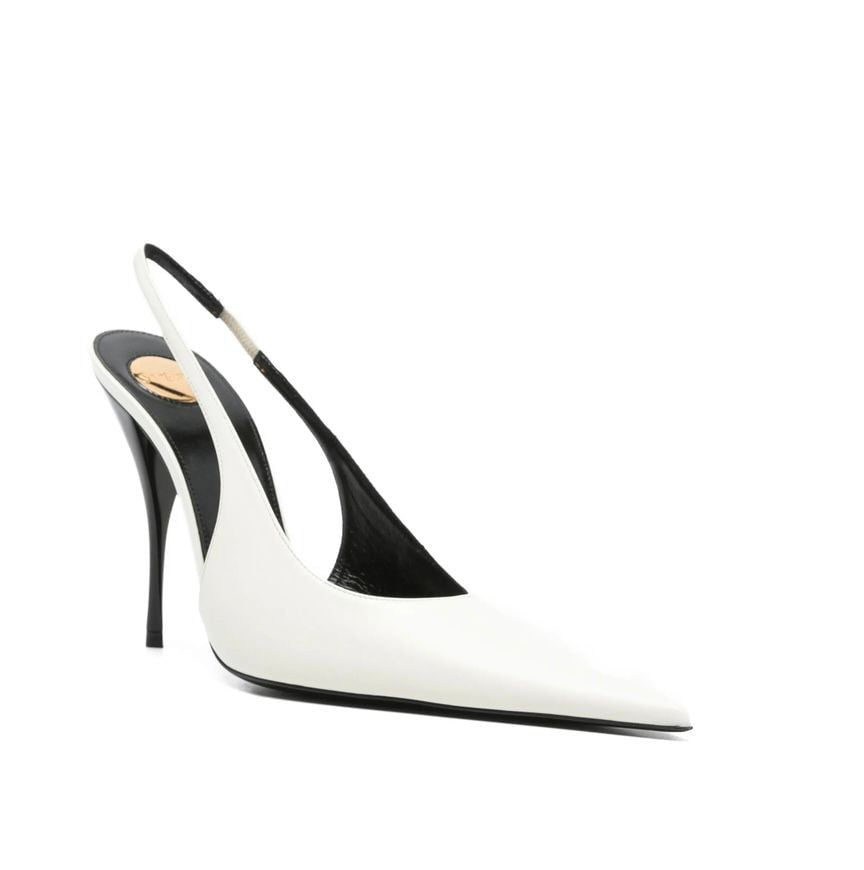Knife Slingback Pumps