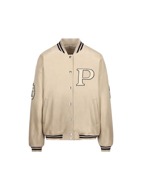 Bomber realizzato in pelle di vitello