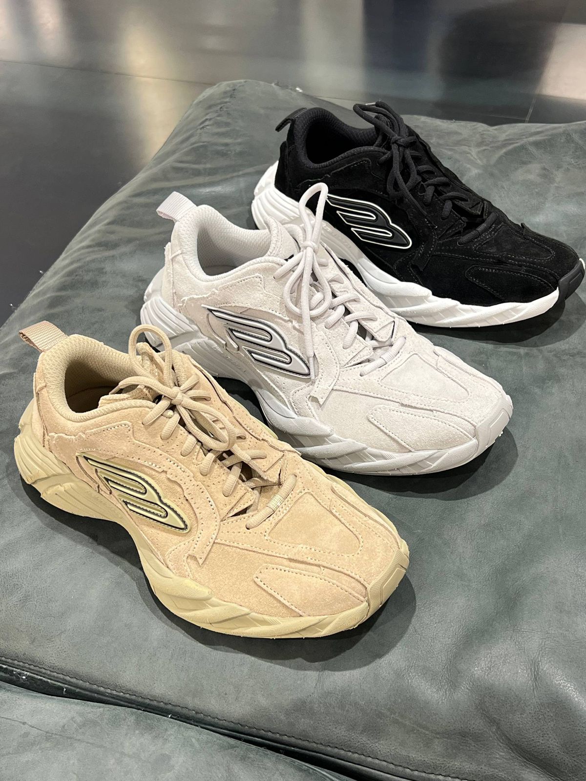 Chunky Suede Sneakers