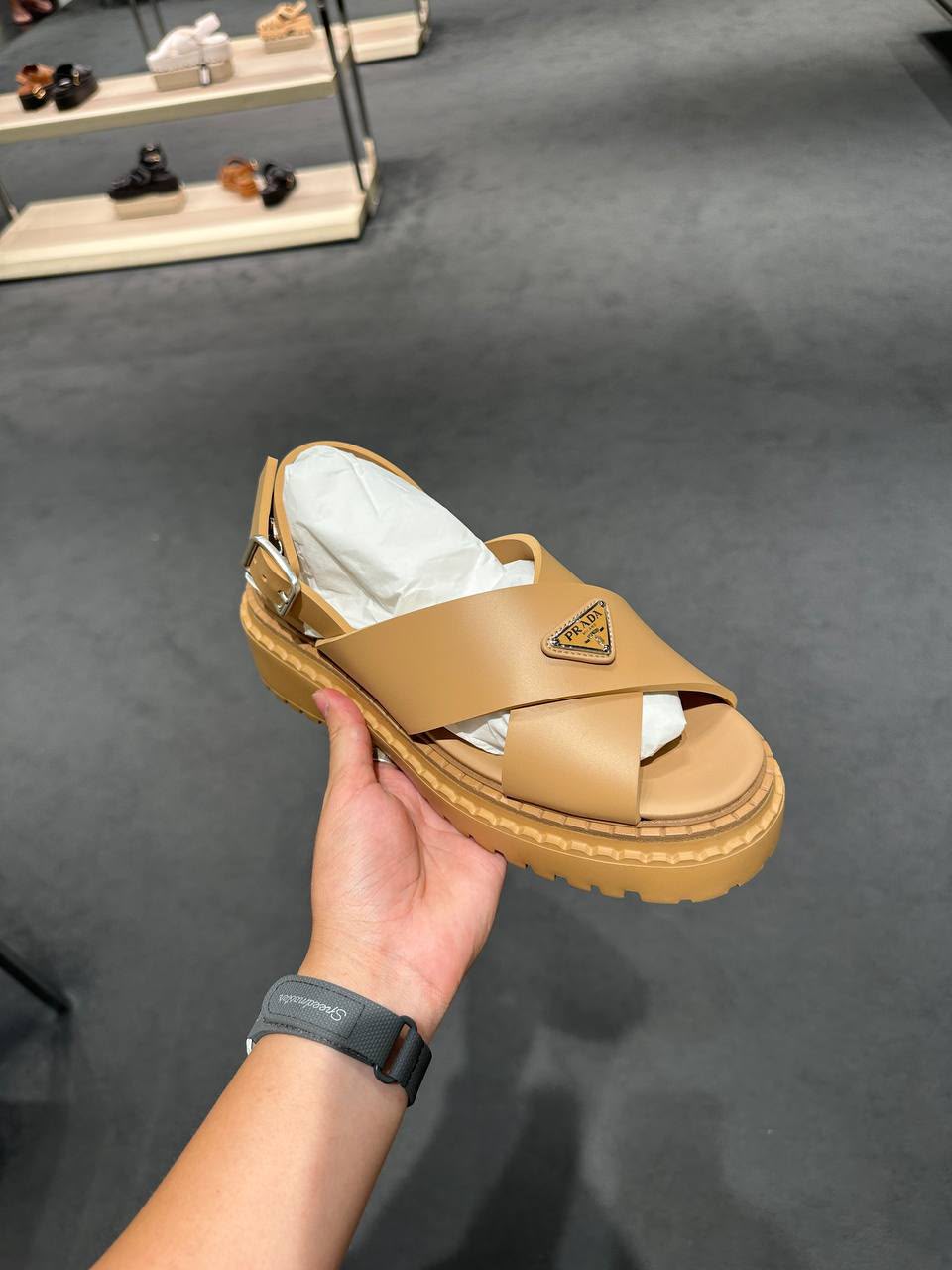 Leather sandals