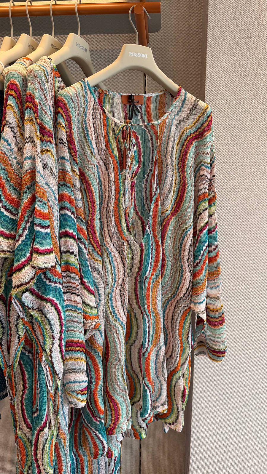 Zigzag Knit Kaftan
