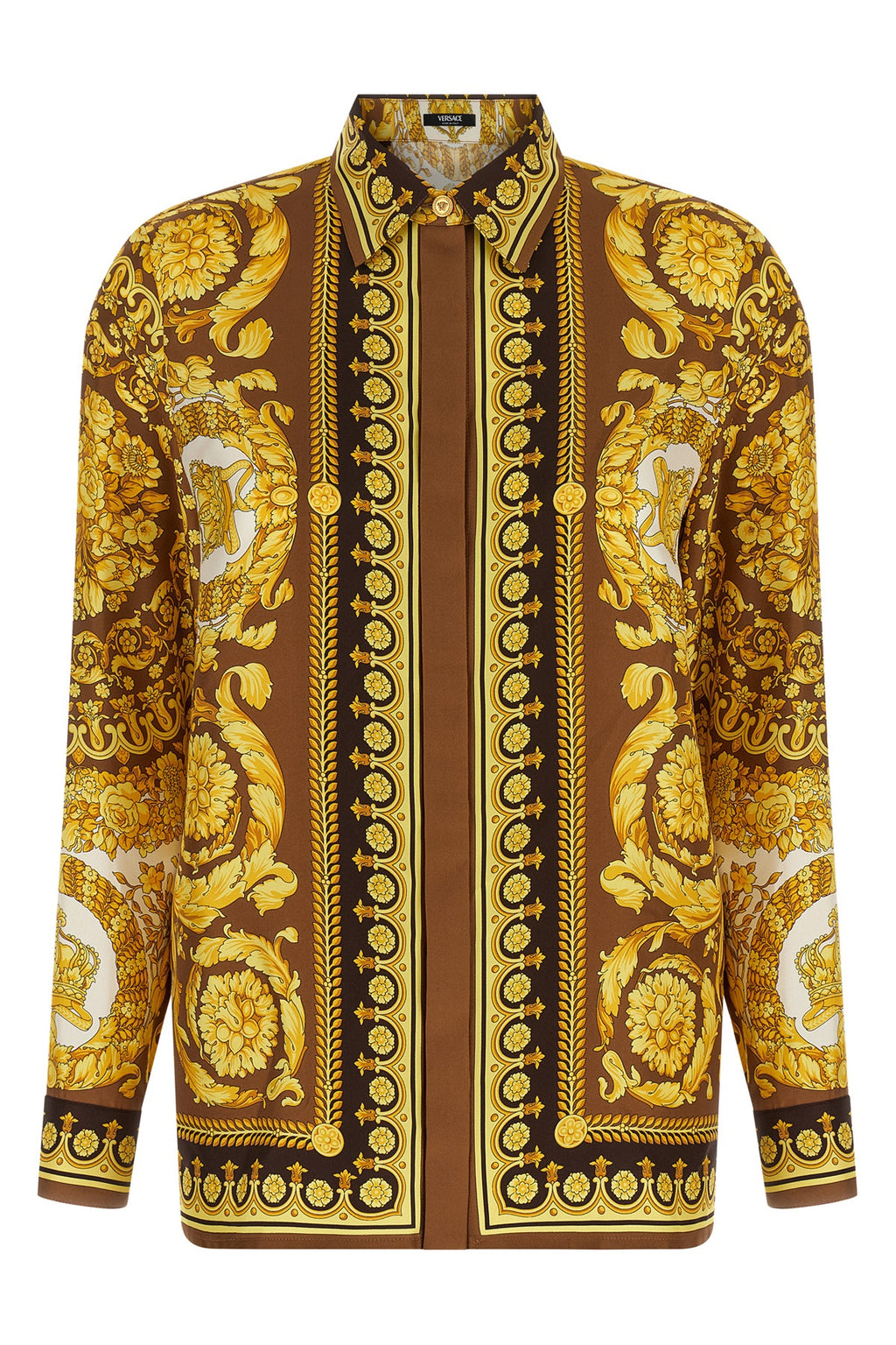 VERSACE 'Barocco' shirt For Women 100% silk
