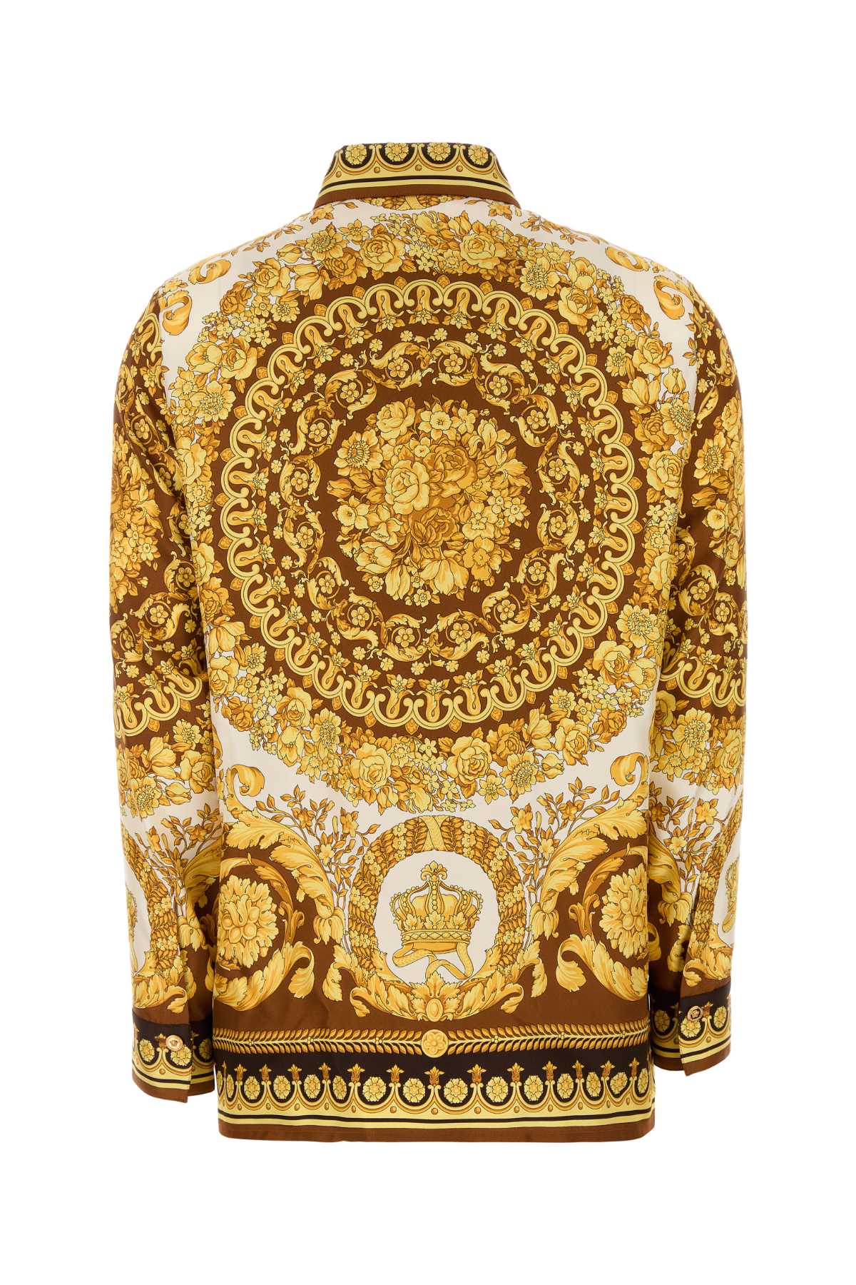 VERSACE FORMAL SHIRT BAROCCO 92 FOULARD ON SILK TWILL For Women 1.Outer Fabric:100% Silk