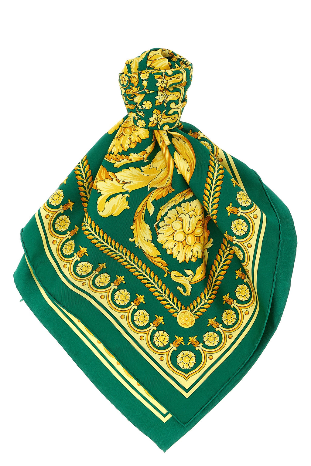 VERSACE 'Barocco' print scarf For Women 100% silk