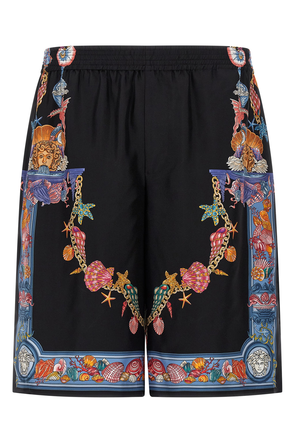 versace 'Coral Theatre' print bermuda shorts