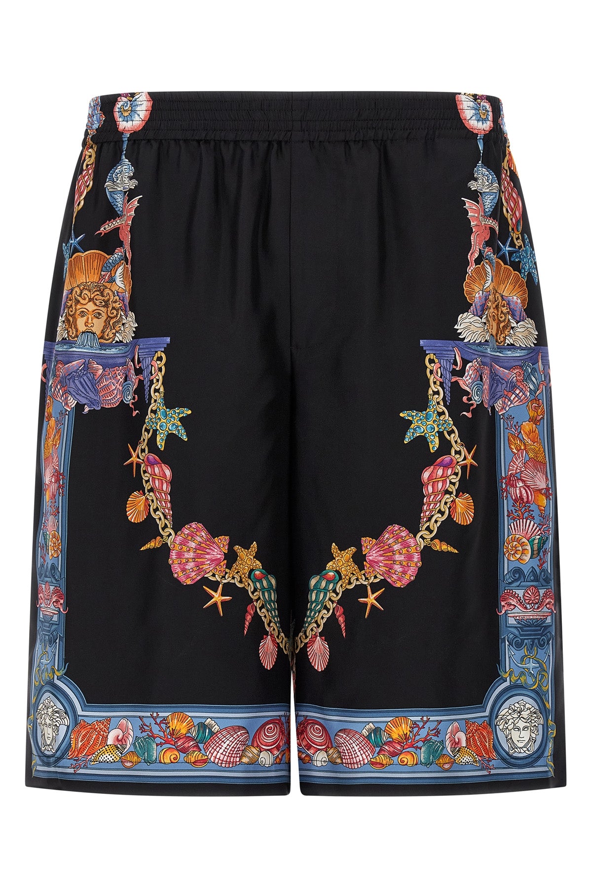 versace 'Coral Theatre' print bermuda shorts