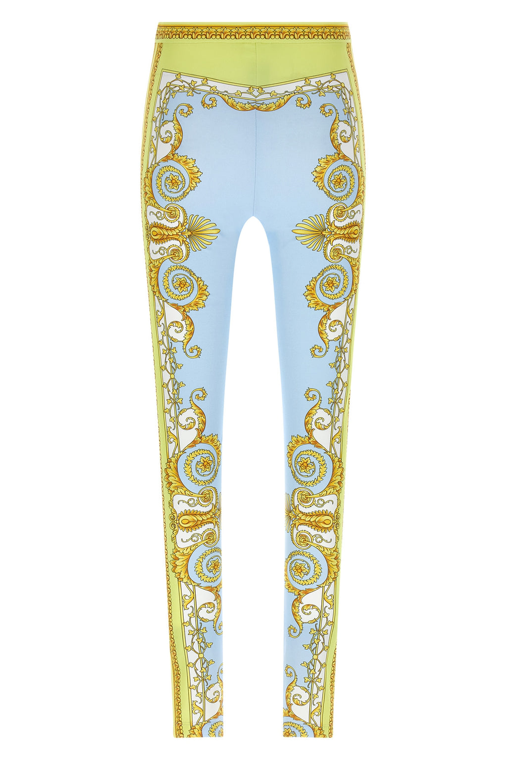 VERSACE 'Spring Barocco' leggings For Women 78% nylon, 22% elastane