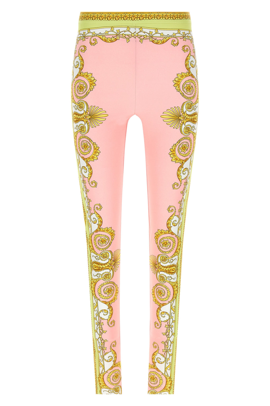 VERSACE 'Spring Barocco' leggings For Women 78% nylon, 22% elastane