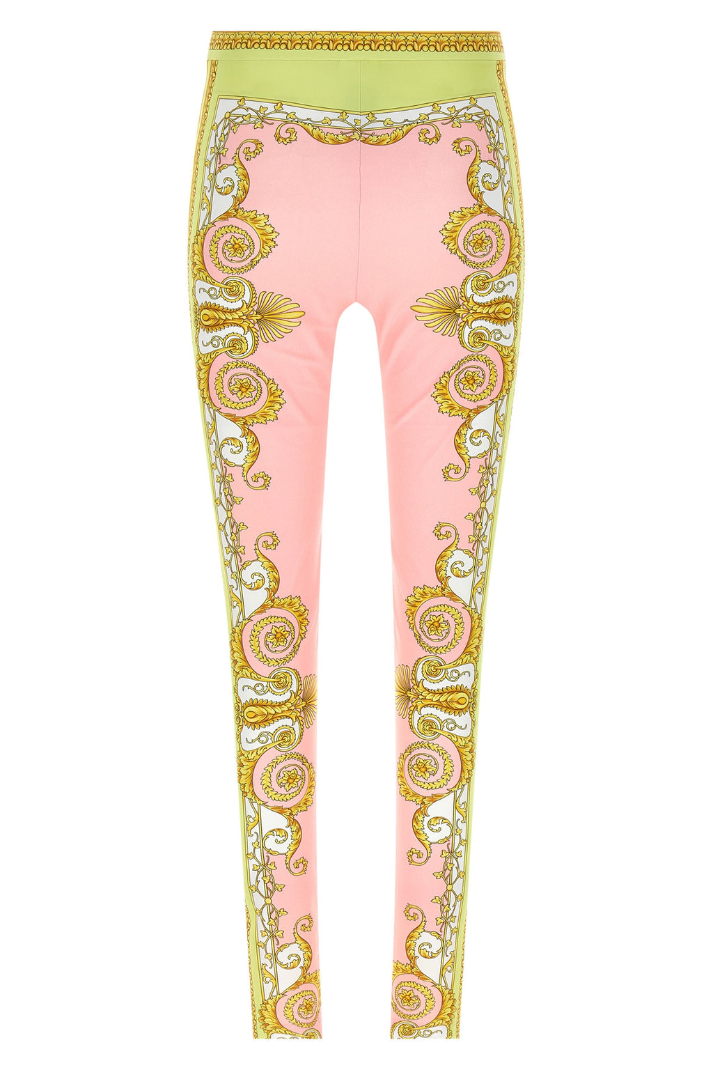 VERSACE 'Spring Barocco' leggings For Women 78% nylon, 22% elastane
