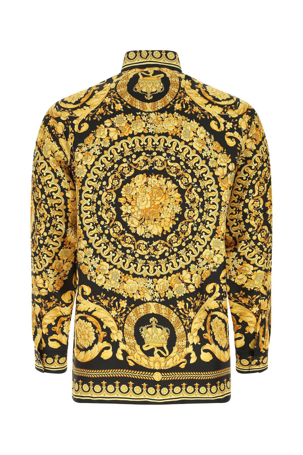 VERSACE CAMICIA For Men 1.Outer Fabric:100% Silk