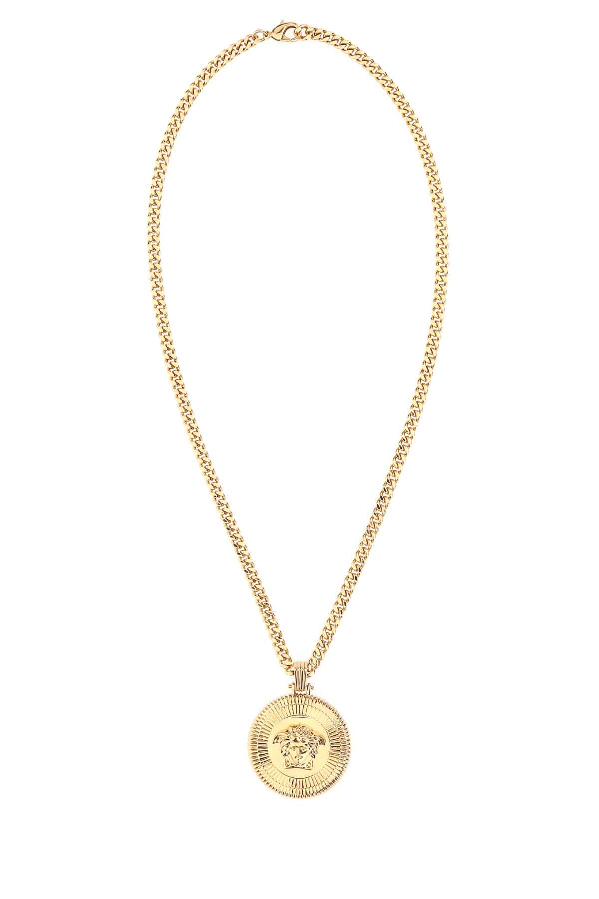 VERSACE NECKLACE METAL For Men Exterior: 100% Metal Finishing color: Gold