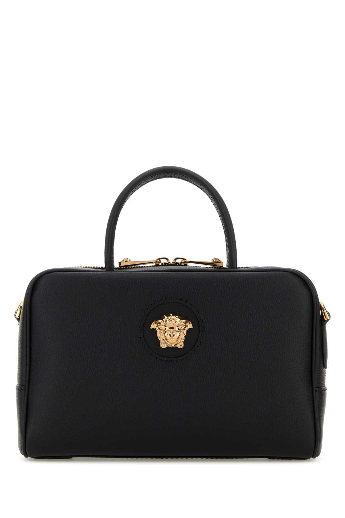 VERSACE TOP HANDLE VITELLO For Women Exterior: 100% Calf Lining: 100% Fabric Finishing: Golden metal