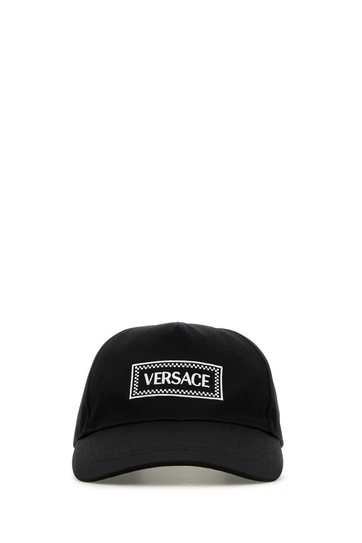 VERSACE BASEBALL CAP COTTON DRILL+ EMBROIDERED VERSACE TAG For Men Exterior: 100% Cotton Lining: 100% Cotton