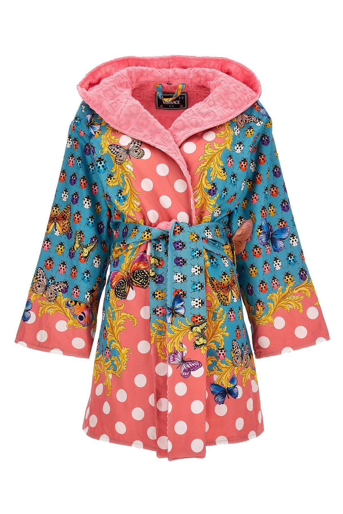 VERSACE HOME Heritage Butterflies & Ladybugs' la vacanza capsule bathrobe For Home & lifestyle 100% cotton