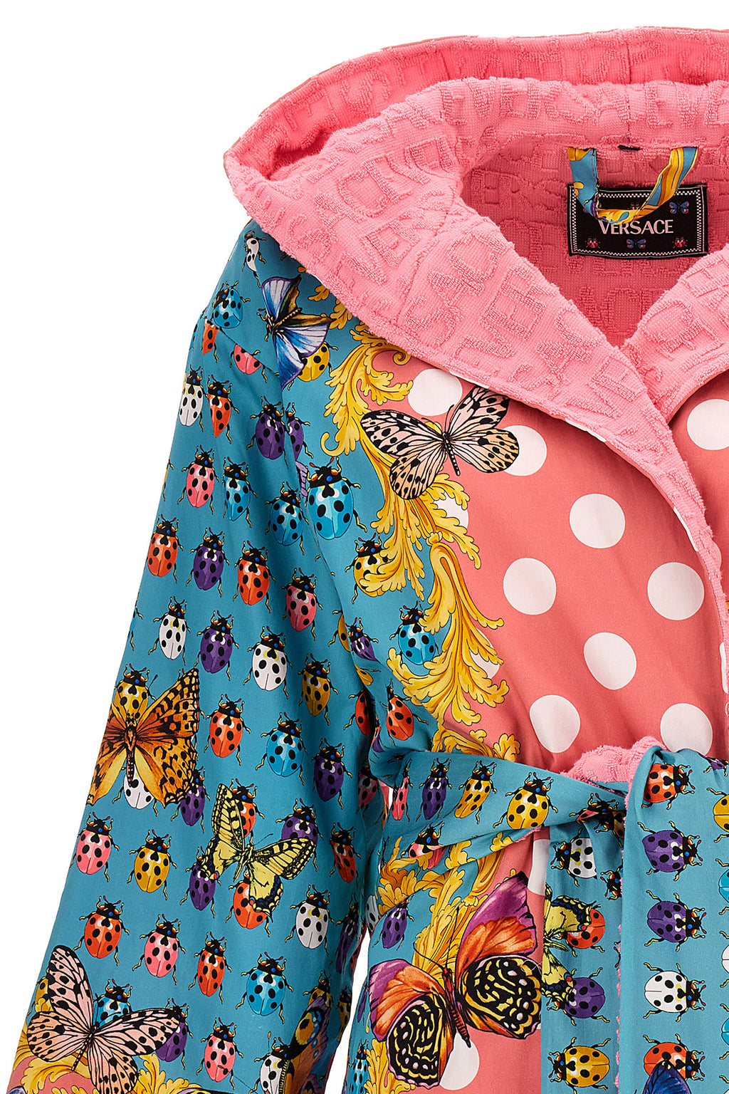 VERSACE HOME Heritage Butterflies & Ladybugs' la vacanza capsule bathrobe For Home & lifestyle 100% cotton