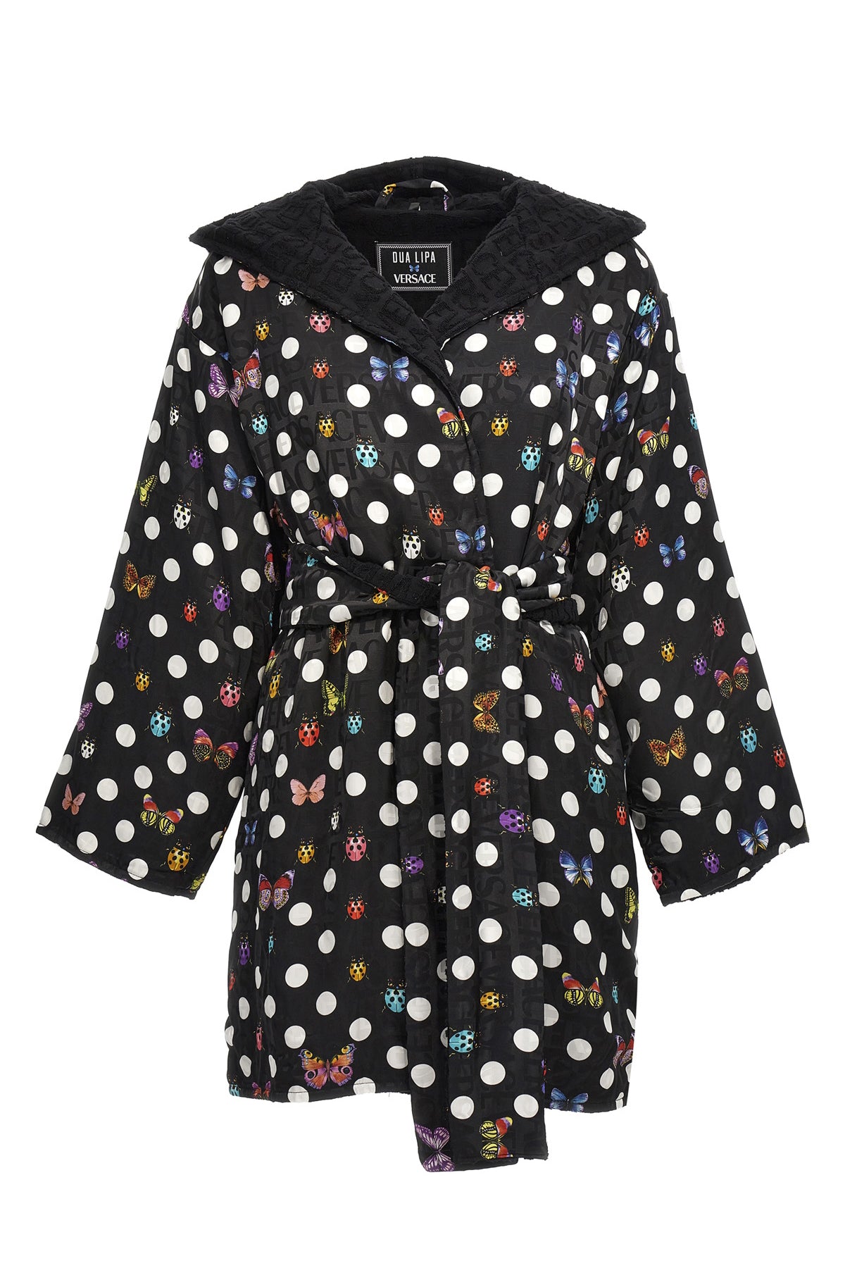 VERSACE HOME Accappatoio 'Heritage Butterflies & Ladybugs Polka For Home & lifestyle 100% cotton