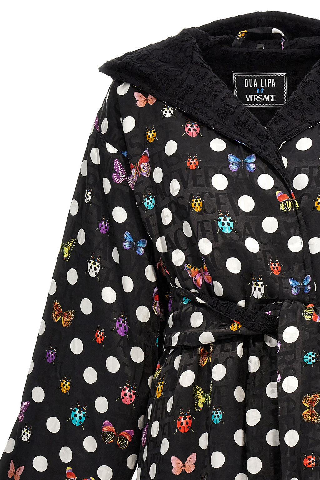 VERSACE HOME Accappatoio 'Heritage Butterflies & Ladybugs Polka For Home & lifestyle 100% cotton