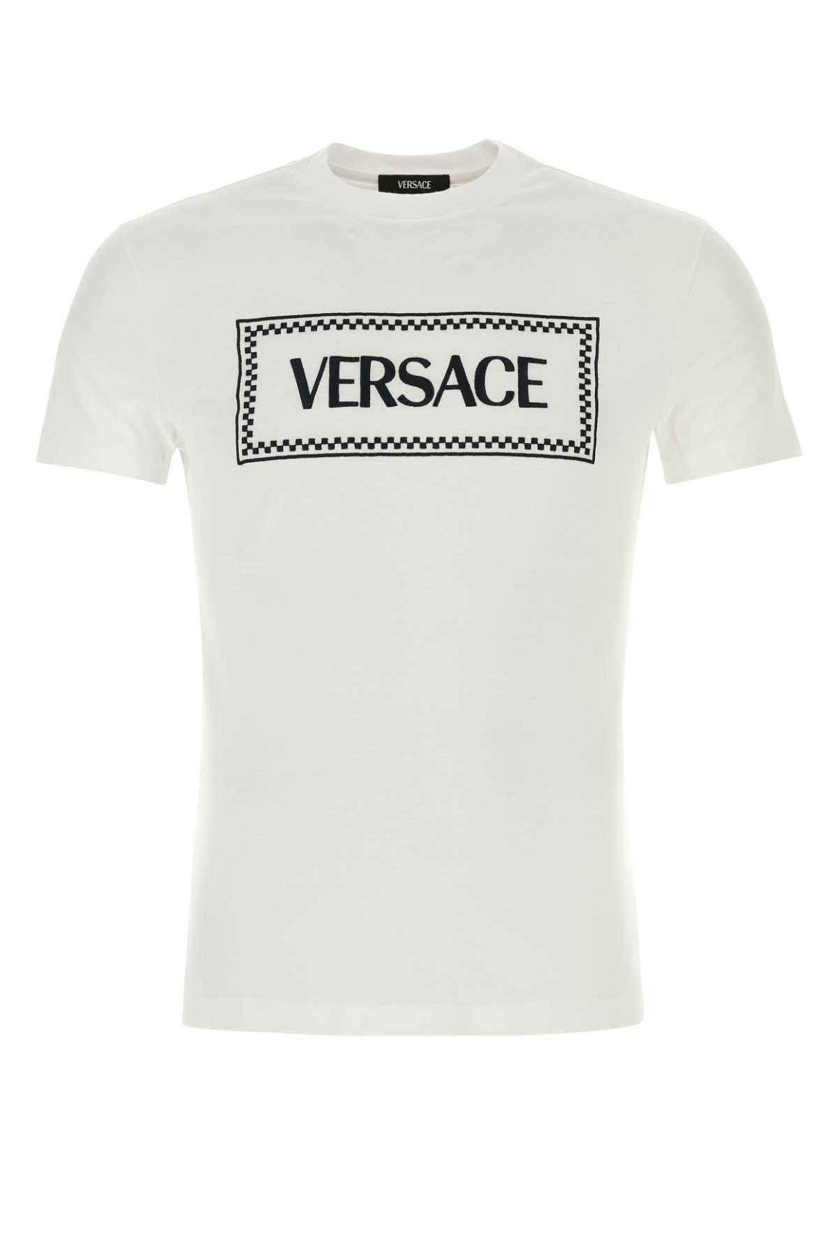 VERSACE T-SHIRT For Men Exterior: 100% Cotton