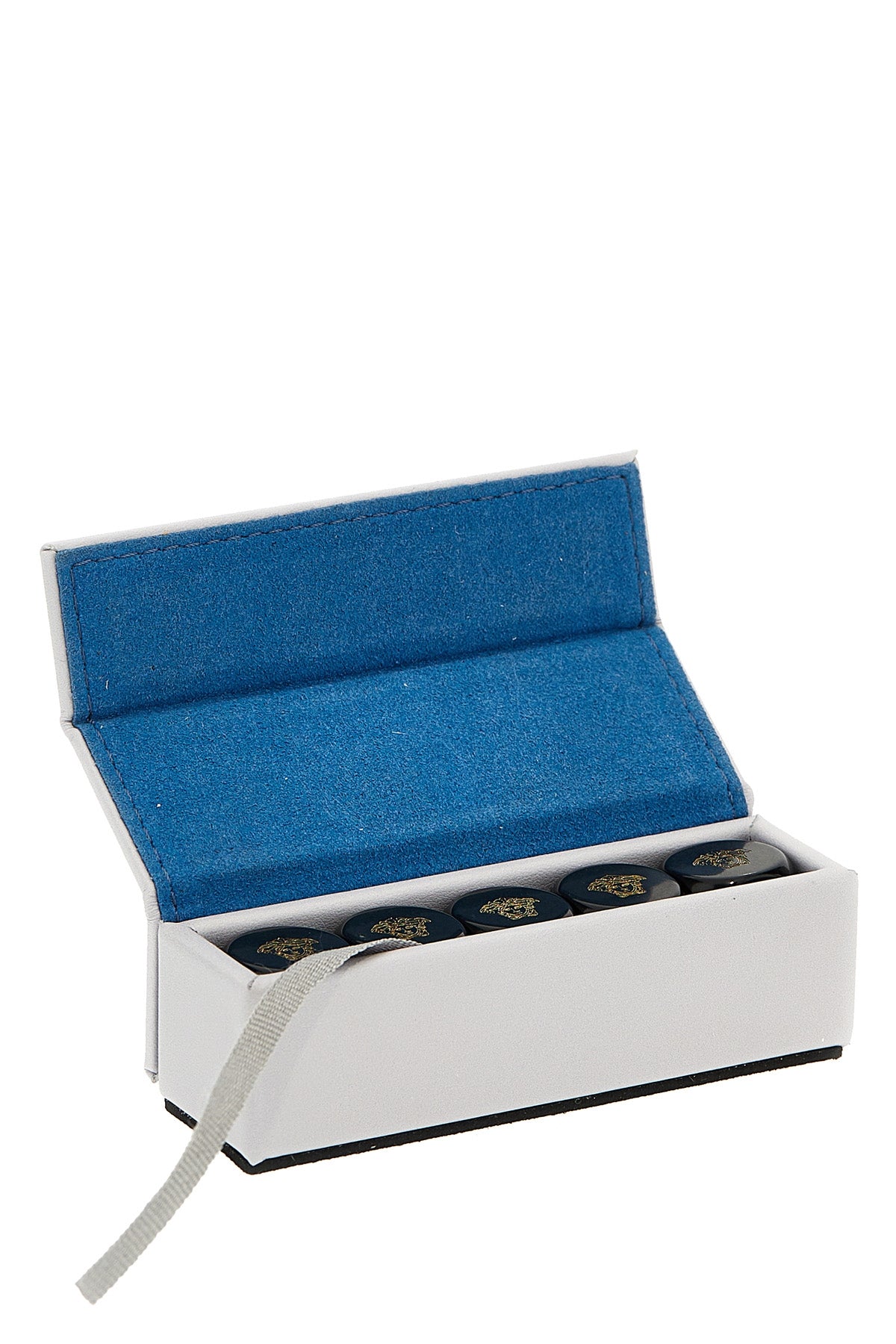 VERSACE HOME Set of 5 dice For Home & lifestyle 100% calfskin leather (Bos Taurus)