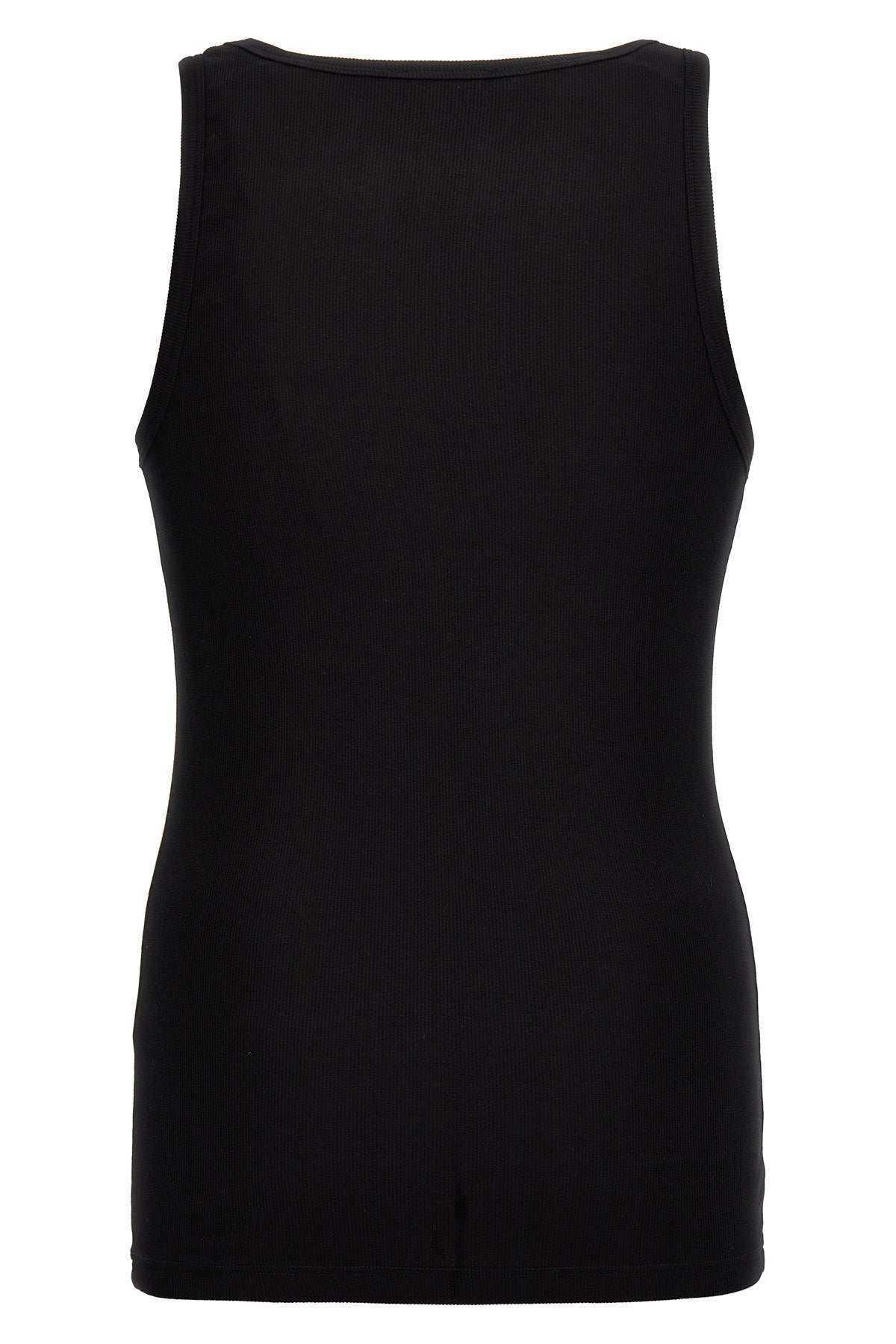 VERSACE Logo embroidery tank top For Men 93% cotton, 7% elastane