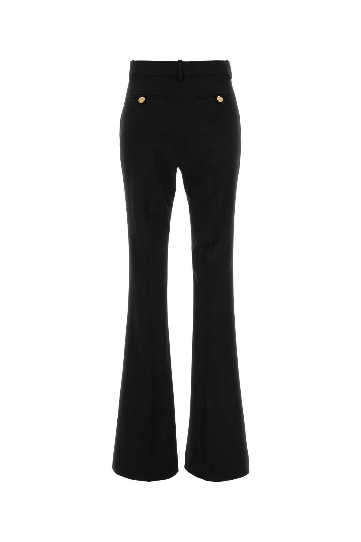 VERSACE INFORMAL PANT STRETCH WOOL FABRIC For Women Exterior: 98% Wool 2% Elastane