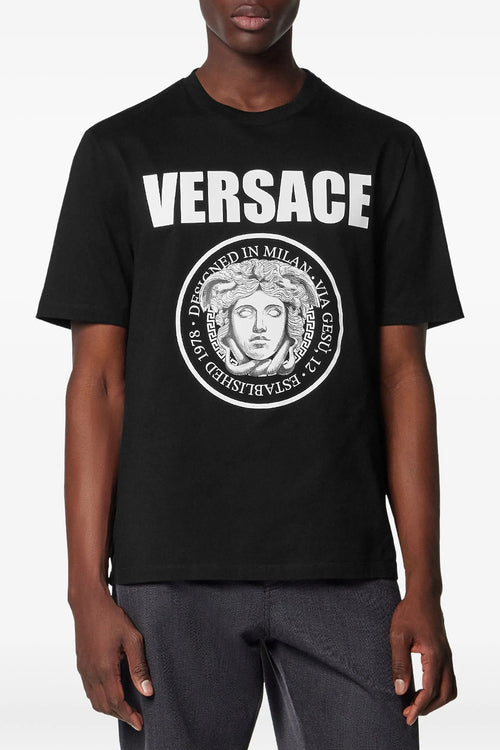 VERSACE 'Medusa Rock' T-shirt For Men 100% cotton