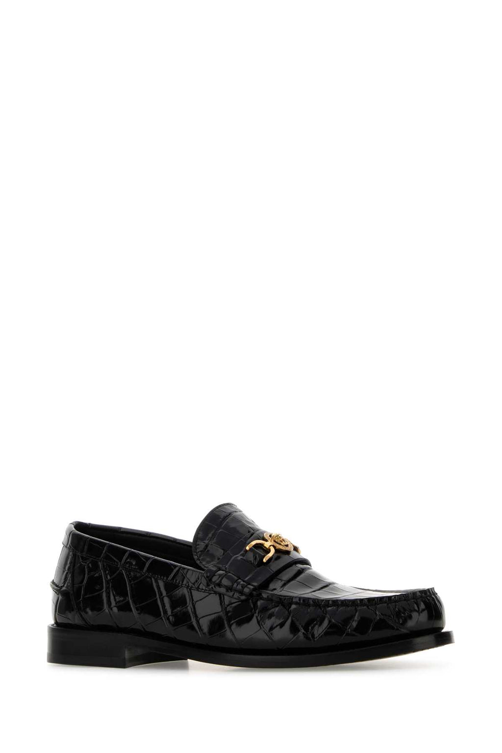 VERSACE LOAFER CALF LEATHER For Men Exterior: 100% Leather Interior: 100% Leather Sole: Leather