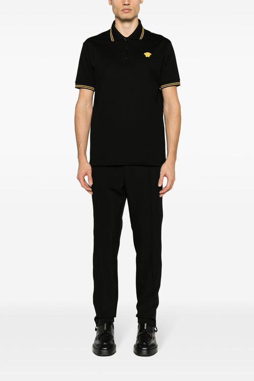 VERSACE 'Medusa' polo shirt For Men 100% cotton