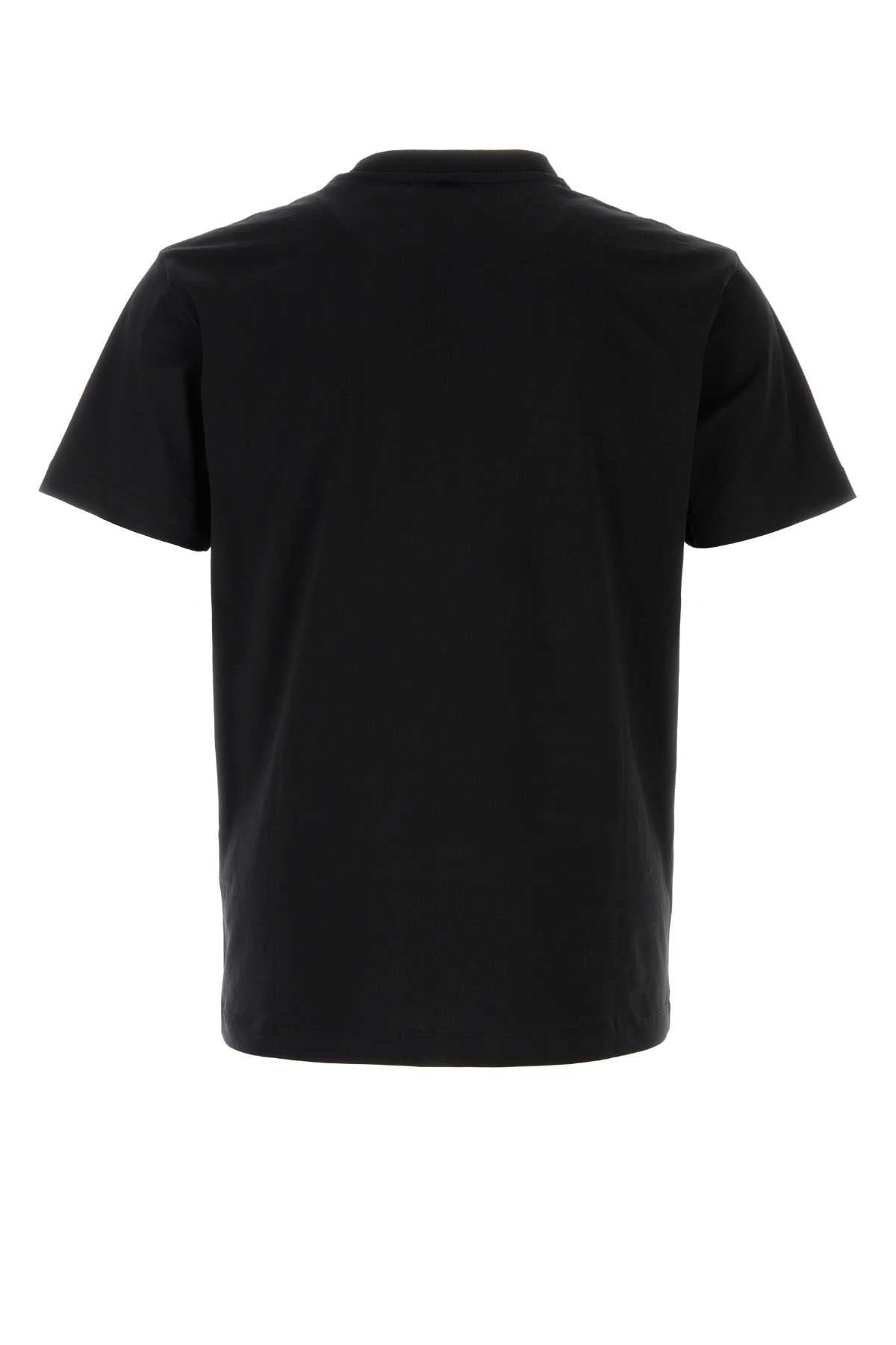 VERSACE T-SHIRT COTTON JERSEY FABRIC + VERSACE WRITING EMB For Men Exterior: 100% Cotton