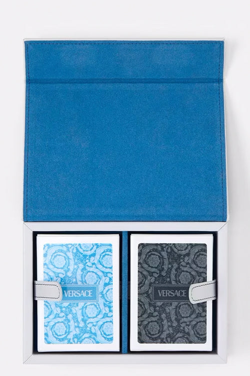 VERSACE HOME 'Medusa' playing card set For Home & lifestyle 100% calfskin leather (Bos Taurus)
